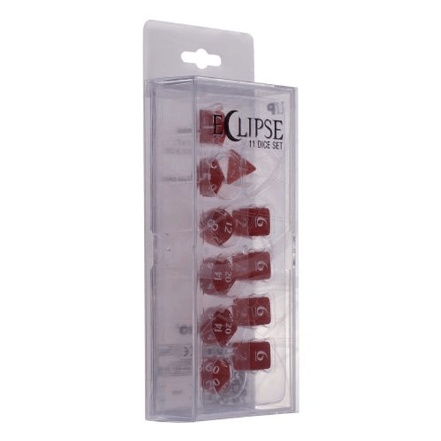 Eclipse 11 Dice Set - Apple Red