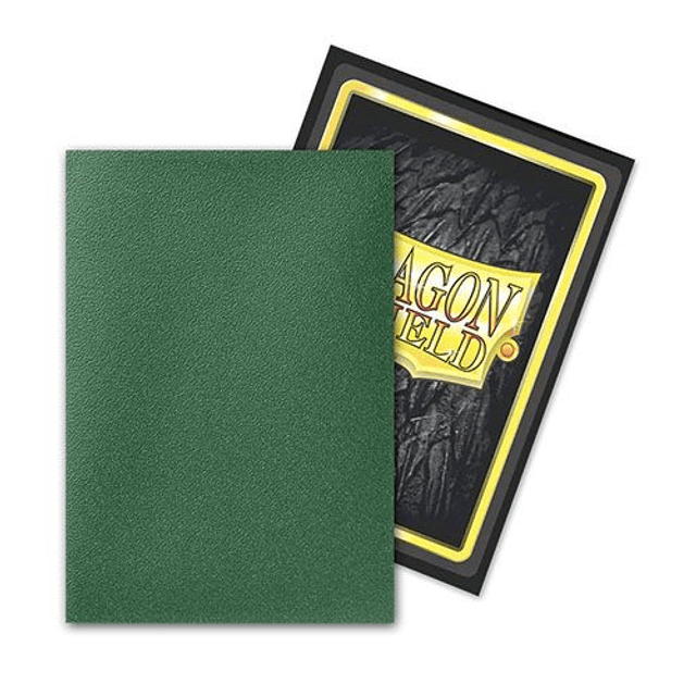 Dragon Shield - Dual Matte Japanese Size Sleeves 60pk - Limited Edition Metallic Power Green