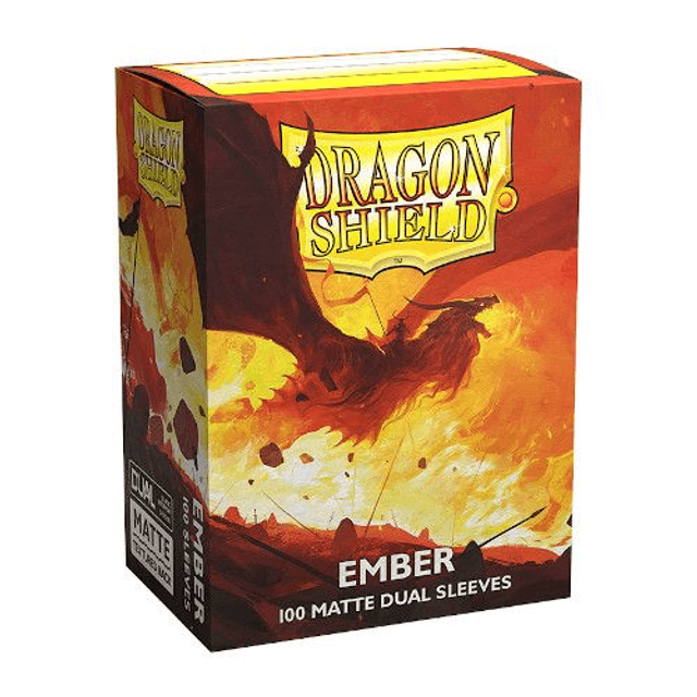 Dragon Shield - Dual Matte Standard Sleeves 100pk - Ember