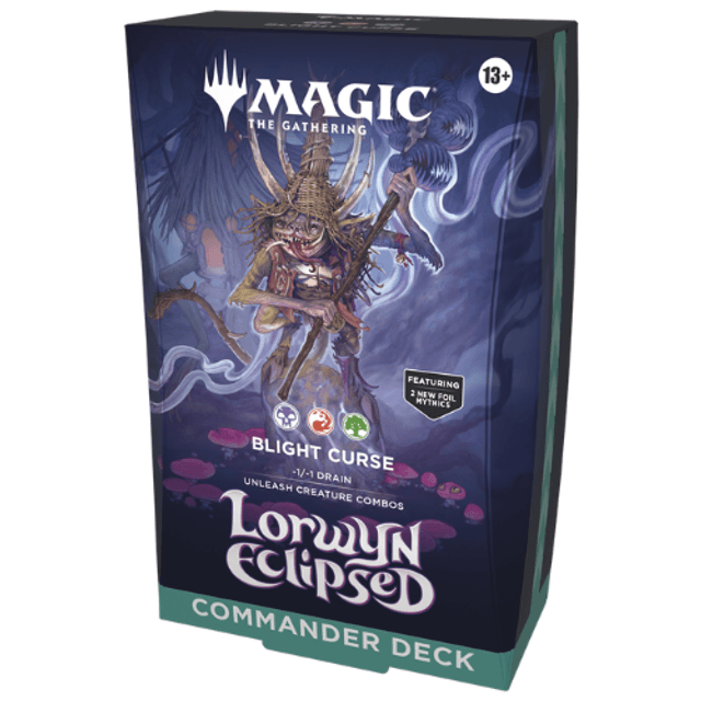 Magic: The Gathering - Lorwyn Eclipsed Commander Deck Blight Curse - Pre-order - January 23, 2026