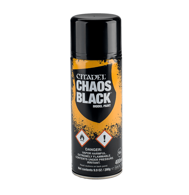 Citadel Chaos Black Spray Paint 400ml