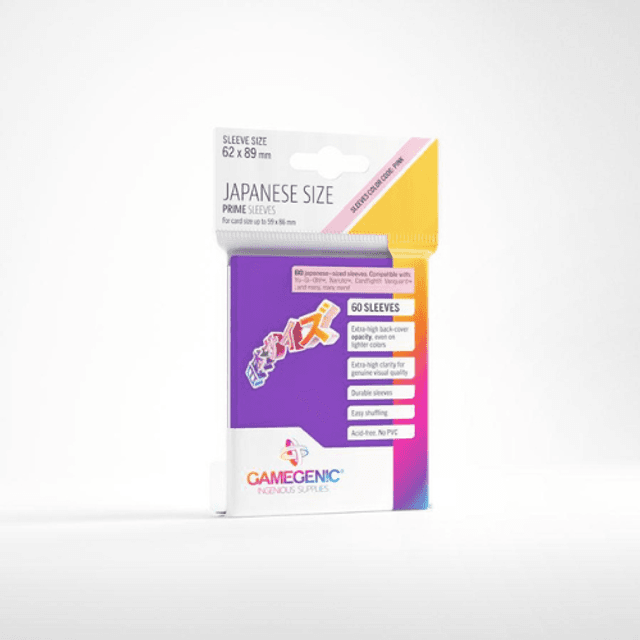 Gamegenic Prime Japanese Sized Sleeves Purple